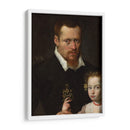 Un hombre con su hija - Sofonisba Anguissola | Cuadro decorativo de Canvas Lab