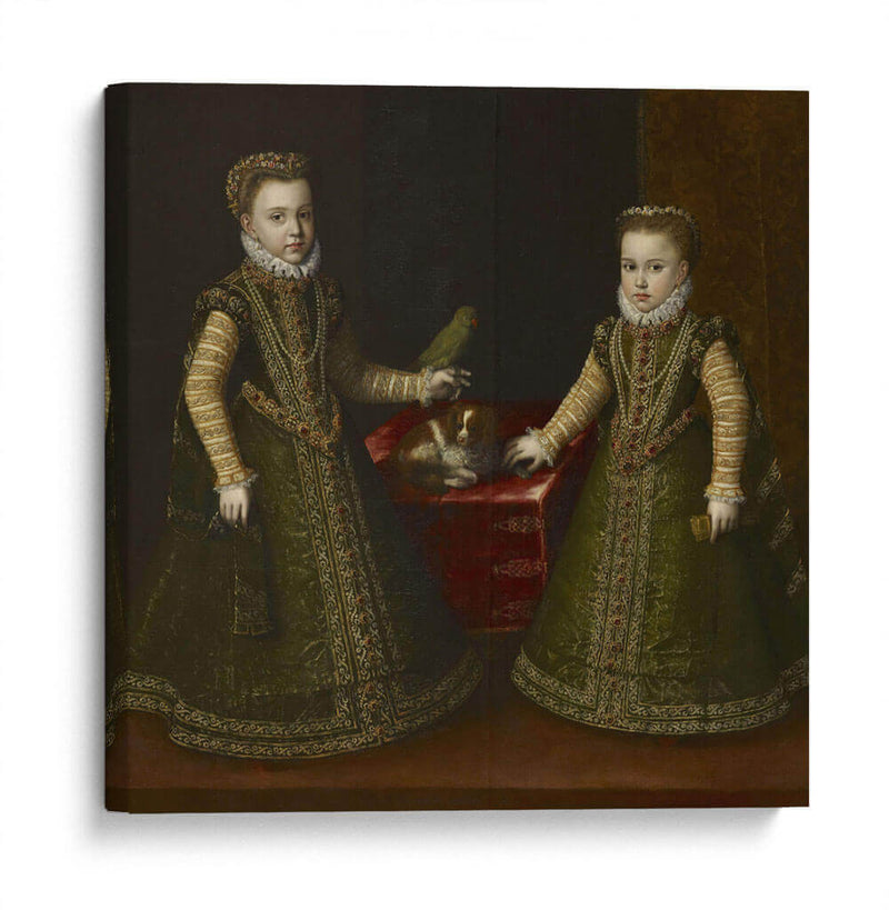 Las infantas Isabel Clara Eugenia y Catalina Micaela - Sofonisba Anguissola | Cuadro decorativo de Canvas Lab