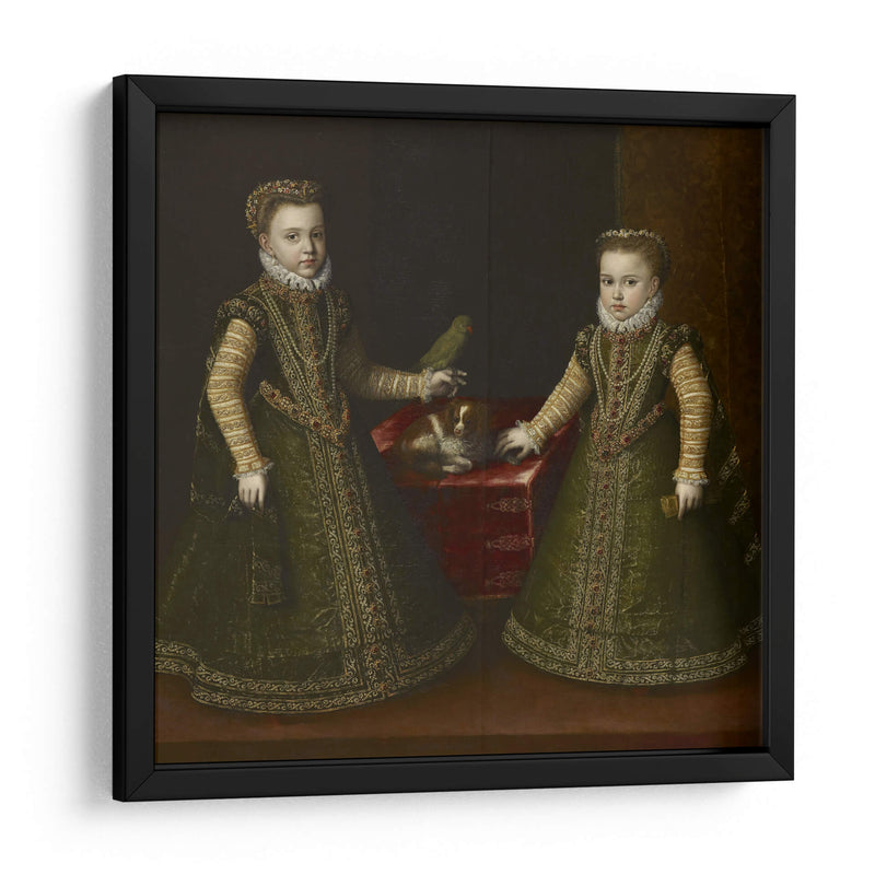 Las infantas Isabel Clara Eugenia y Catalina Micaela - Sofonisba Anguissola | Cuadro decorativo de Canvas Lab