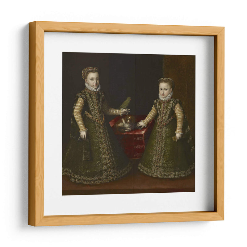 Las infantas Isabel Clara Eugenia y Catalina Micaela - Sofonisba Anguissola | Cuadro decorativo de Canvas Lab