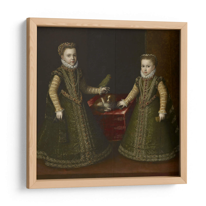 Las infantas Isabel Clara Eugenia y Catalina Micaela - Sofonisba Anguissola | Cuadro decorativo de Canvas Lab