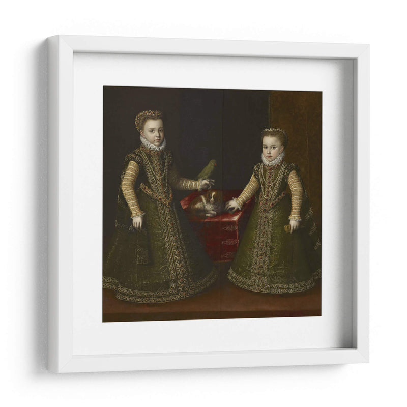 Las infantas Isabel Clara Eugenia y Catalina Micaela - Sofonisba Anguissola | Cuadro decorativo de Canvas Lab
