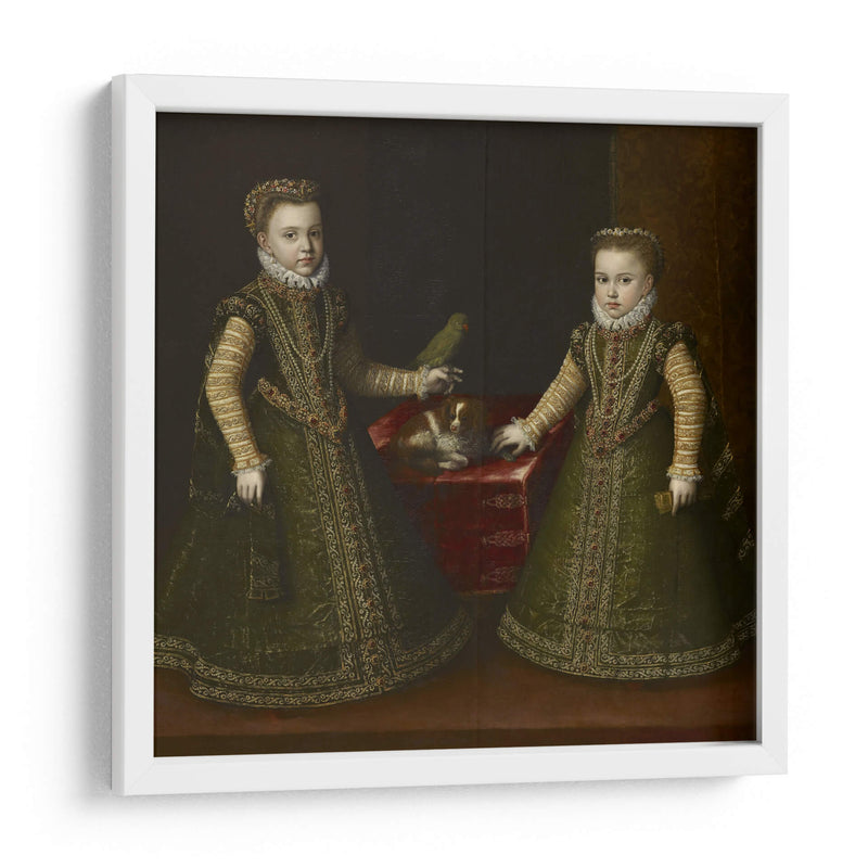 Las infantas Isabel Clara Eugenia y Catalina Micaela - Sofonisba Anguissola | Cuadro decorativo de Canvas Lab