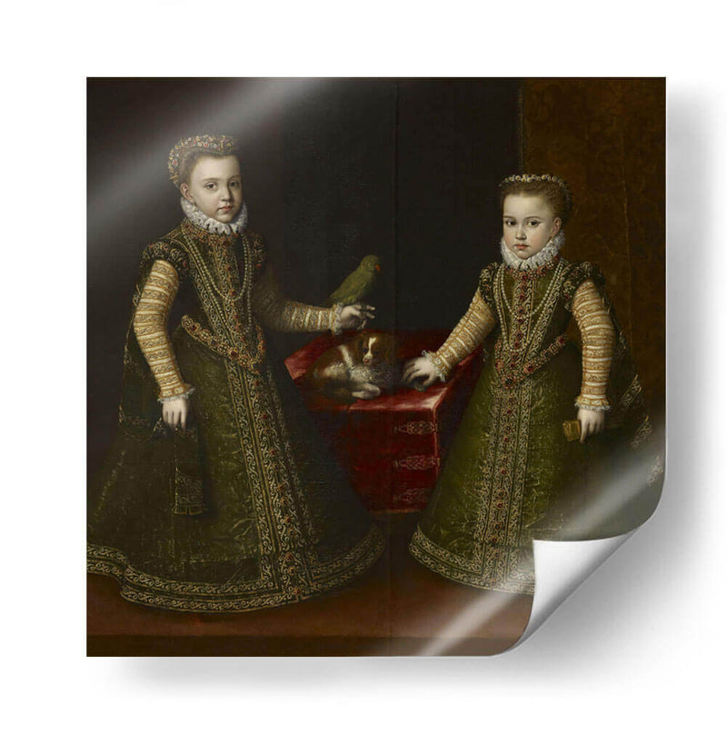 Las infantas Isabel Clara Eugenia y Catalina Micaela - Sofonisba Anguissola | Cuadro decorativo de Canvas Lab