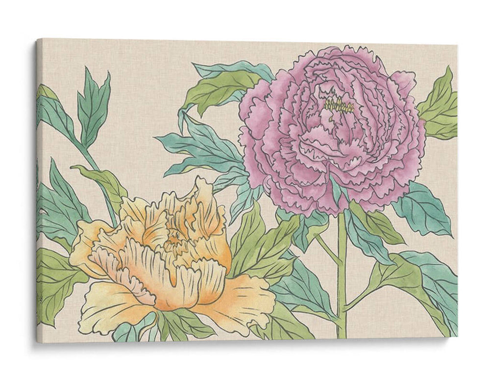 Peony Blooms Iii - Melissa Wang | Cuadro decorativo de Canvas Lab