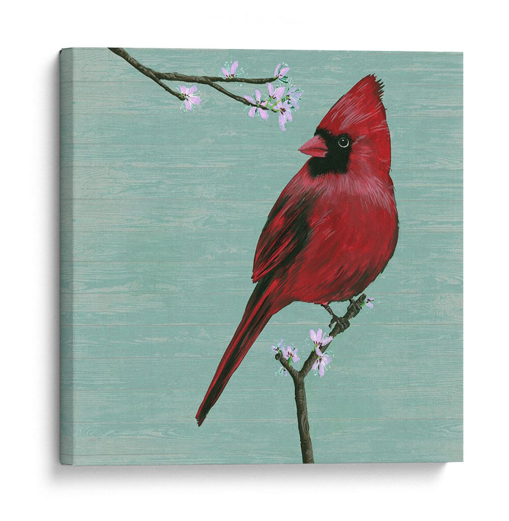 Pájaro Y Flores Ii - Melissa Wang | Cuadro decorativo de Canvas Lab