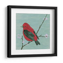 Pájaro Y Flores Iii - Melissa Wang | Cuadro decorativo de Canvas Lab