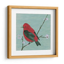 Pájaro Y Flores Iii - Melissa Wang | Cuadro decorativo de Canvas Lab