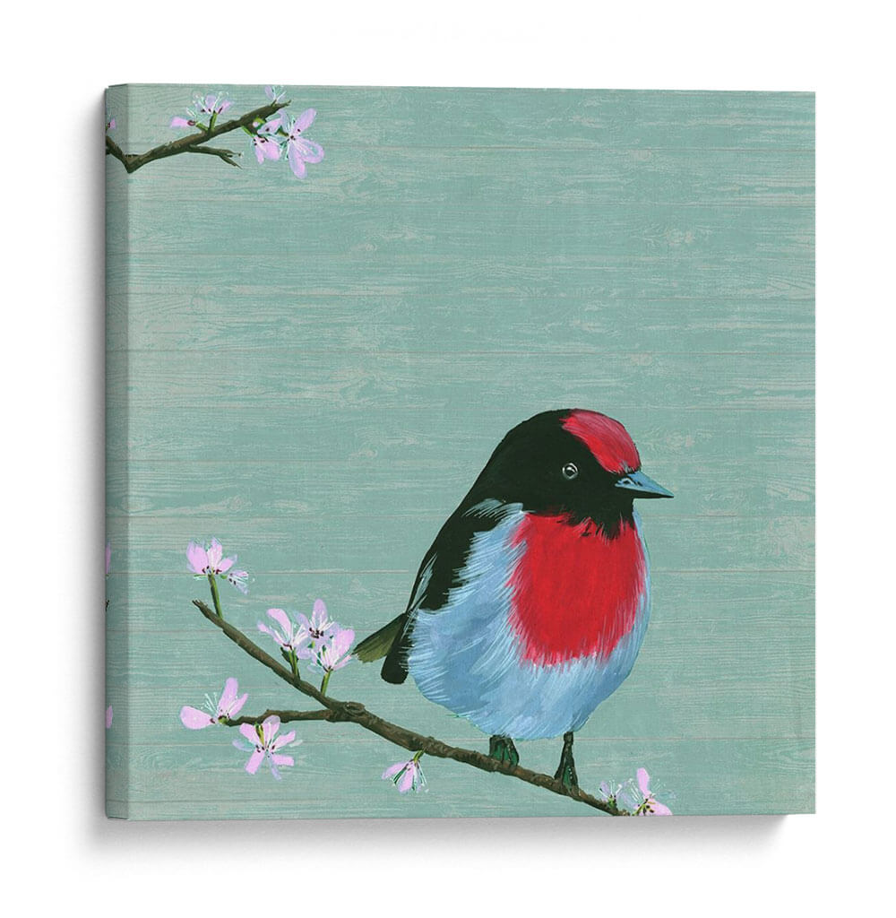 Pájaro Y Flores Iv - Melissa Wang | Cuadro decorativo de Canvas Lab