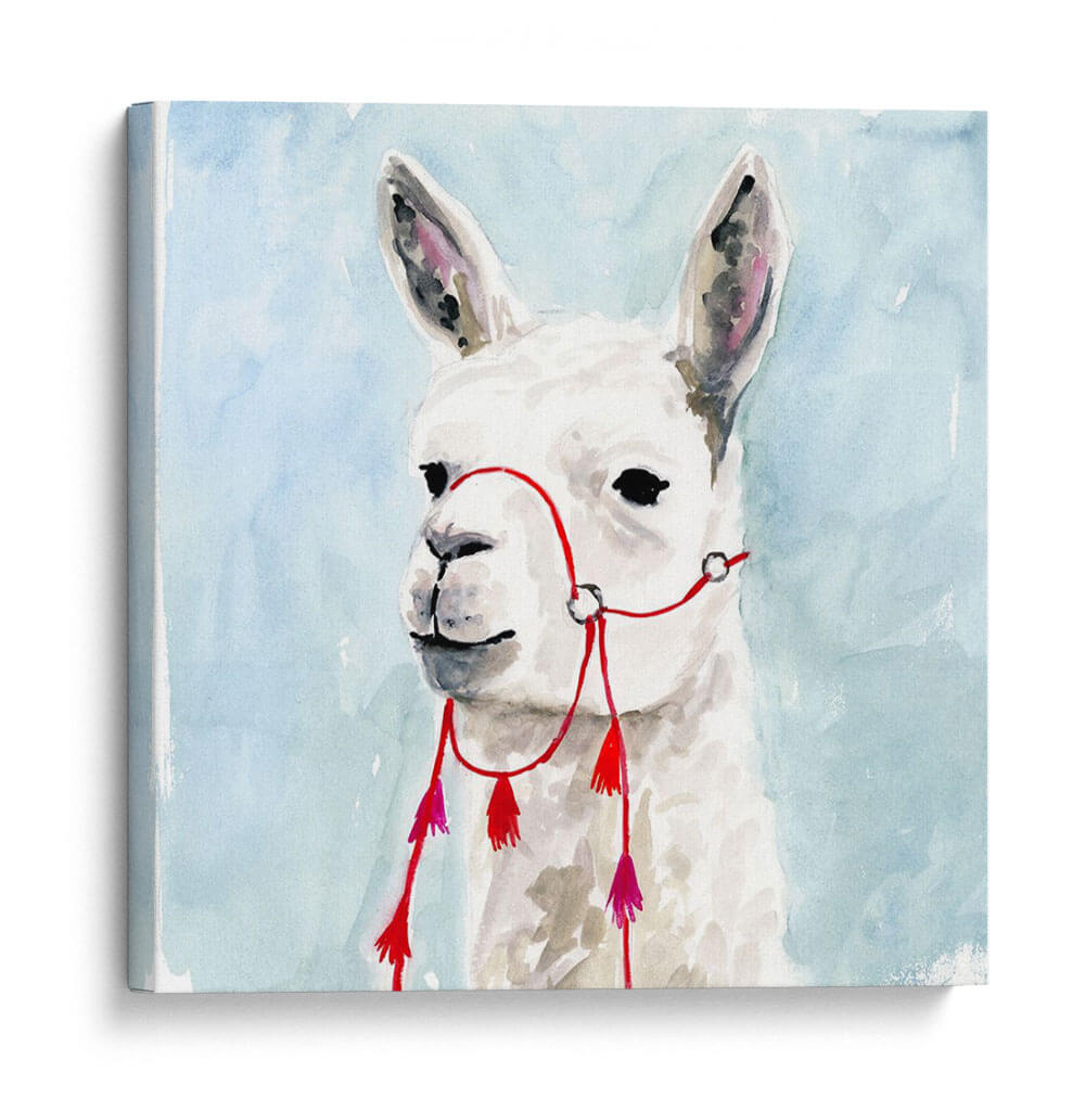 Acuarela Llama Ii - Victoria Borges | Cuadro decorativo de Canvas Lab