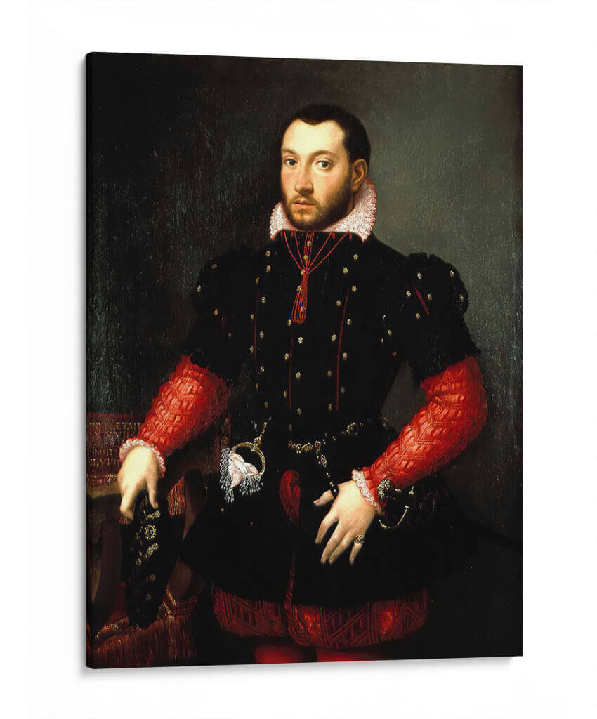 Retrato de un caballero - Sofonisba Anguissola | Cuadro decorativo de Canvas Lab
