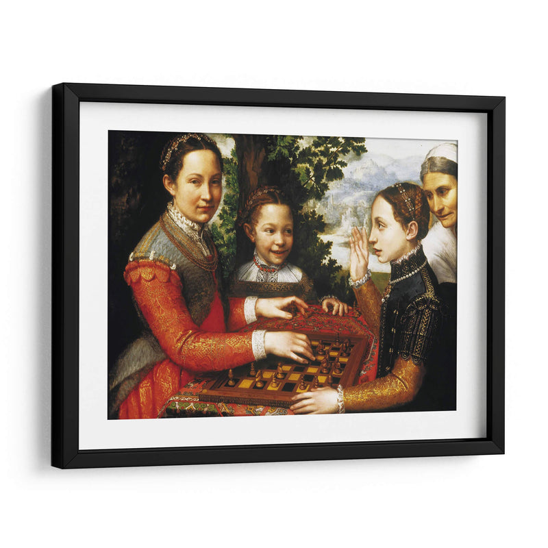 El juego de ajedrez - Sofonisba Anguissola | Cuadro decorativo de Canvas Lab