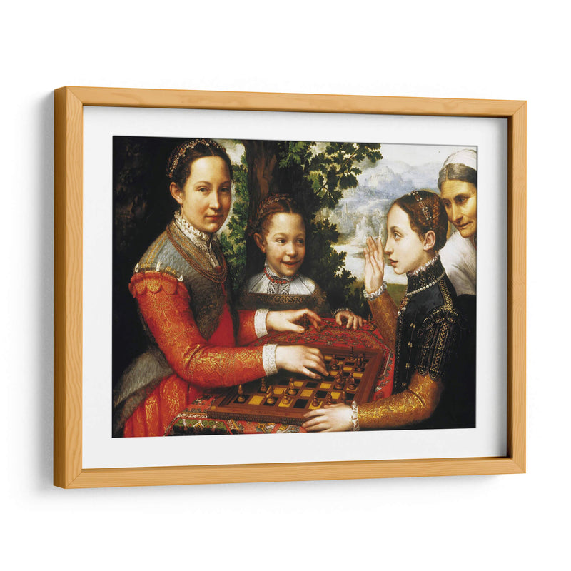El juego de ajedrez - Sofonisba Anguissola | Cuadro decorativo de Canvas Lab