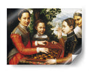 El juego de ajedrez - Sofonisba Anguissola | Cuadro decorativo de Canvas Lab