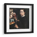 Autorretrato en un caballete - Sofonisba Anguissola | Cuadro decorativo de Canvas Lab