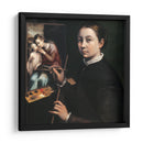Autorretrato en un caballete - Sofonisba Anguissola | Cuadro decorativo de Canvas Lab