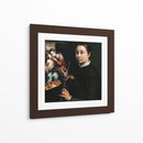 Autorretrato en un caballete - Sofonisba Anguissola | Cuadro decorativo de Canvas Lab