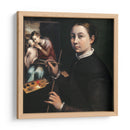 Autorretrato en un caballete - Sofonisba Anguissola | Cuadro decorativo de Canvas Lab