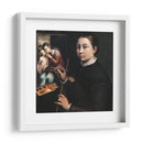 Autorretrato en un caballete - Sofonisba Anguissola | Cuadro decorativo de Canvas Lab