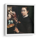 Autorretrato en un caballete - Sofonisba Anguissola | Cuadro decorativo de Canvas Lab