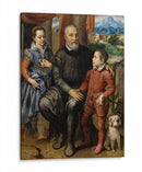 Retrato de la familia del artista - Sofonisba Anguissola | Cuadro decorativo de Canvas Lab