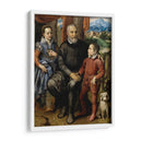 Retrato de la familia del artista - Sofonisba Anguissola | Cuadro decorativo de Canvas Lab