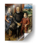 Retrato de la familia del artista - Sofonisba Anguissola | Cuadro decorativo de Canvas Lab