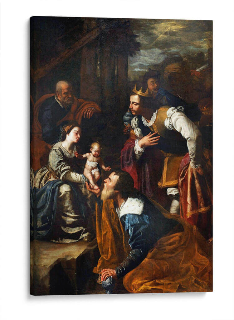 Adoración de los Magos - Artemisia Gentileschi | Cuadro decorativo de Canvas Lab