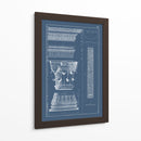 Columna Y Placa De Cornisa I - Vision Studio | Cuadro decorativo de Canvas Lab