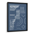 Columna Y Cornisa Blueprint Iv - Vision Studio | Cuadro decorativo de Canvas Lab