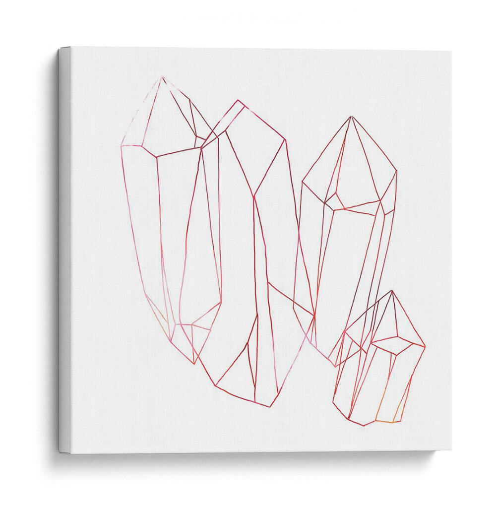 Cristales De Contorno Ii - June Erica Vess | Cuadro decorativo de Canvas Lab