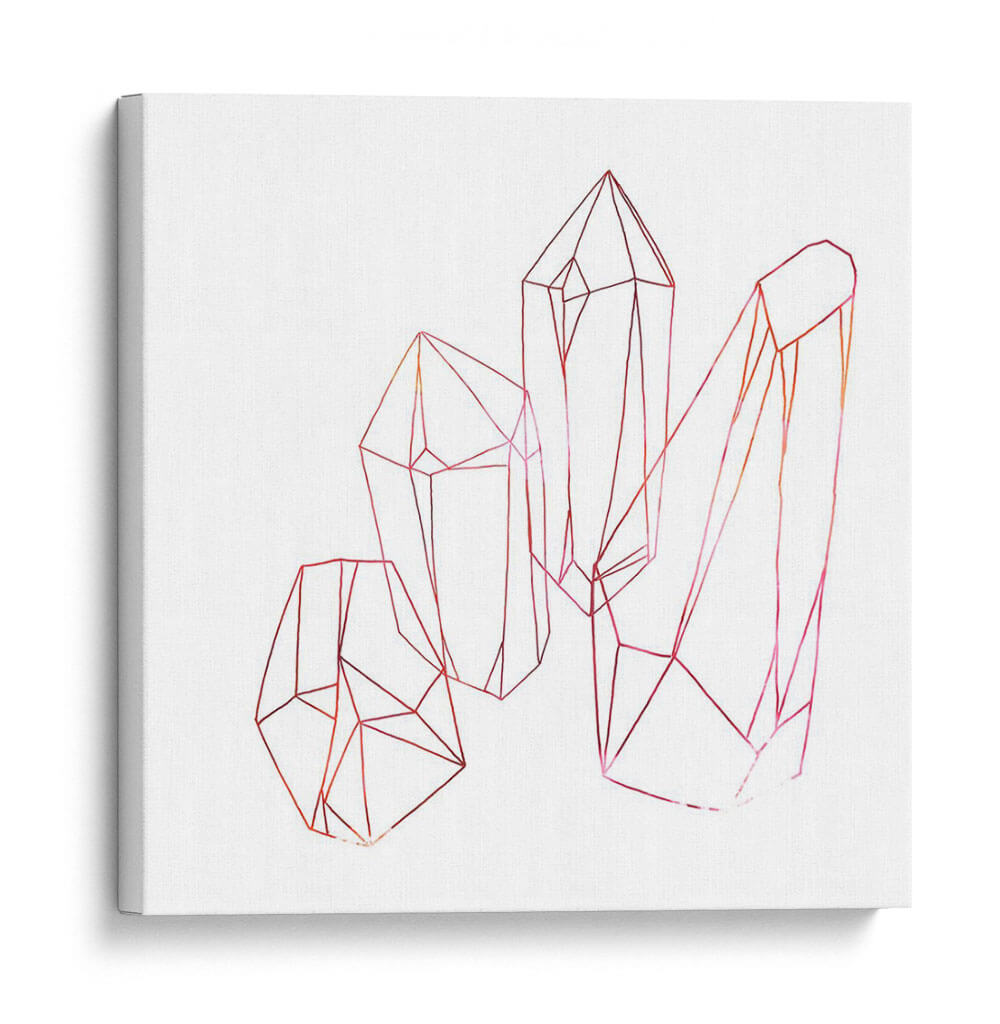 Cristales De Contorno Iii - June Erica Vess | Cuadro decorativo de Canvas Lab