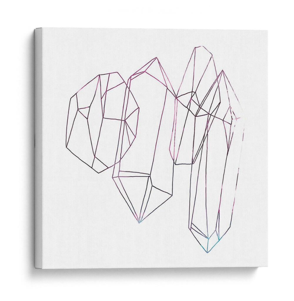 Cristales De Contorno Iv - June Erica Vess | Cuadro decorativo de Canvas Lab