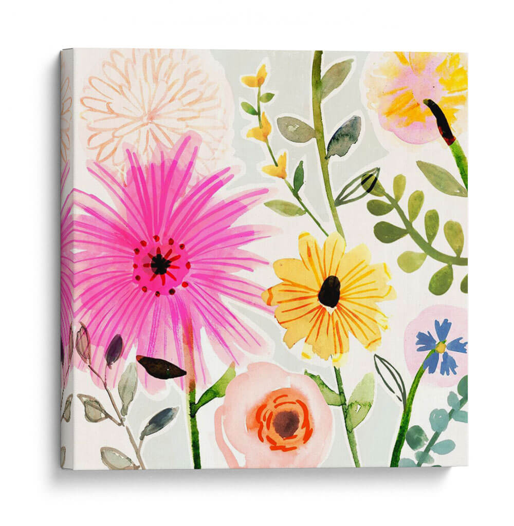 Pop Florero I - Victoria Borges | Cuadro decorativo de Canvas Lab