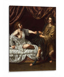 José y la esposa de Potifar - Artemisia Gentileschi | Cuadro decorativo de Canvas Lab