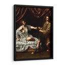 José y la esposa de Potifar - Artemisia Gentileschi | Cuadro decorativo de Canvas Lab