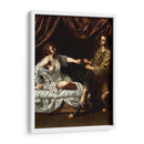 José y la esposa de Potifar - Artemisia Gentileschi | Cuadro decorativo de Canvas Lab