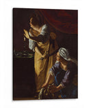 Judit y su doncella con la cabeza de Holofernes (1623-1625) - Artemisia Gentileschi | Cuadro decorativo de Canvas Lab