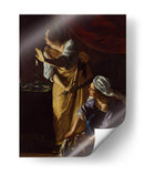 Judit y su doncella con la cabeza de Holofernes (1623-1625) - Artemisia Gentileschi | Cuadro decorativo de Canvas Lab