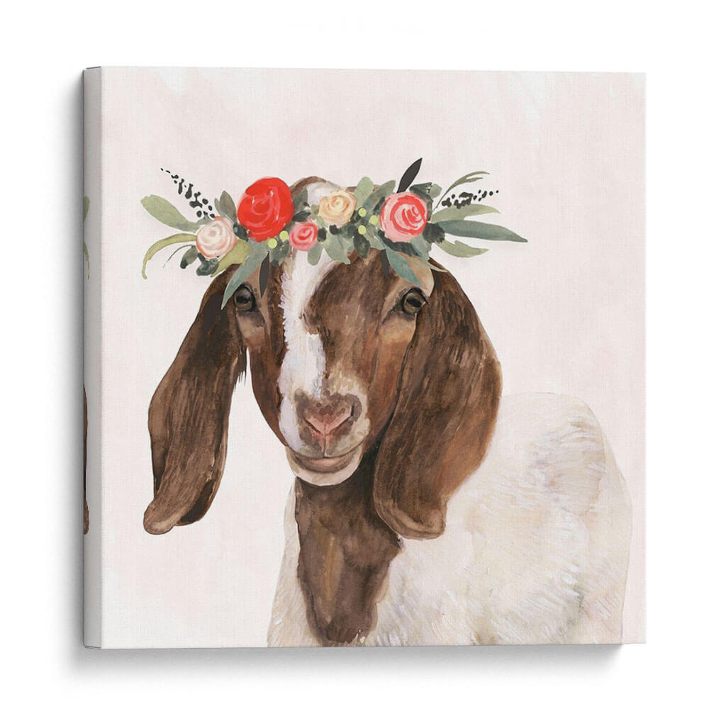 Garden Goat Ii - Victoria Borges | Cuadro decorativo de Canvas Lab