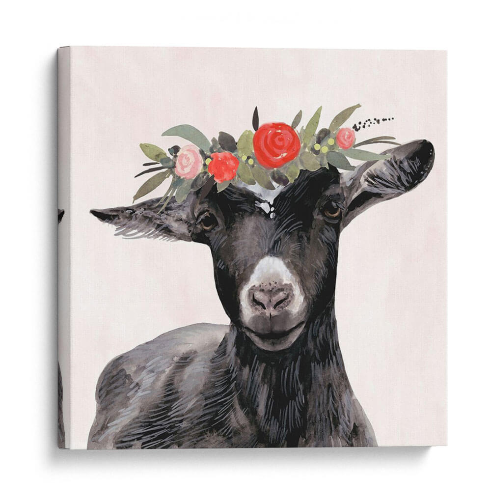 Garden Goat Iii - Victoria Borges | Cuadro decorativo de Canvas Lab