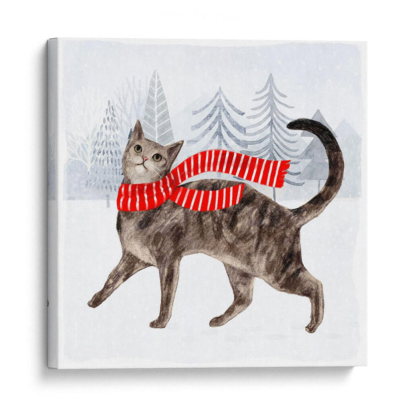 Gatos Y Perros De Navidad I - Victoria Borges | Cuadro decorativo de Canvas Lab