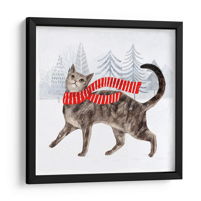 Gatos Y Perros De Navidad I - Victoria Borges | Cuadro decorativo de Canvas Lab