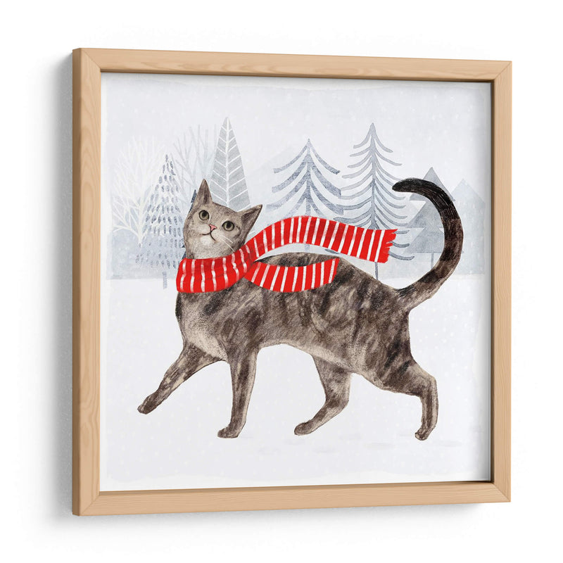 Gatos Y Perros De Navidad I - Victoria Borges | Cuadro decorativo de Canvas Lab