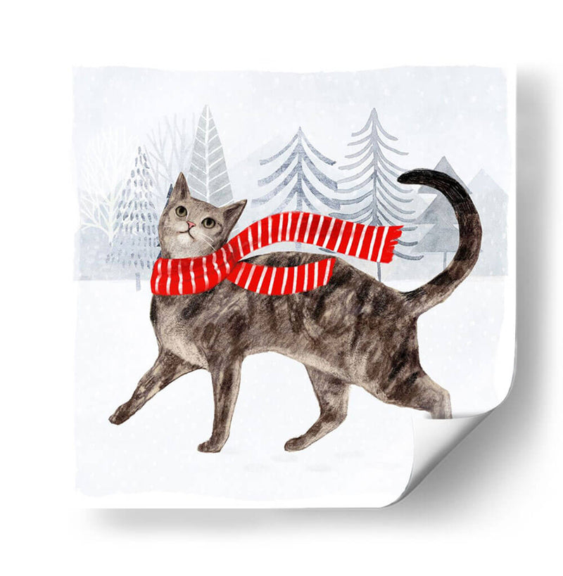 Gatos Y Perros De Navidad I - Victoria Borges | Cuadro decorativo de Canvas Lab