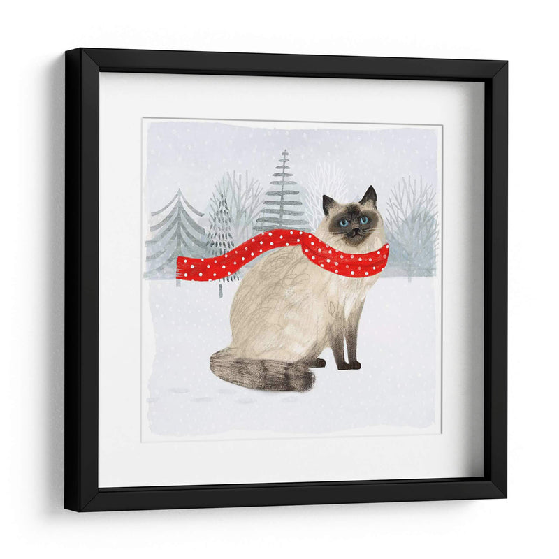 Gatos Y Perros De Navidad Iii - Victoria Borges | Cuadro decorativo de Canvas Lab