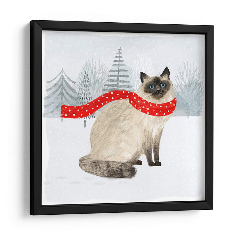 Gatos Y Perros De Navidad Iii - Victoria Borges | Cuadro decorativo de Canvas Lab