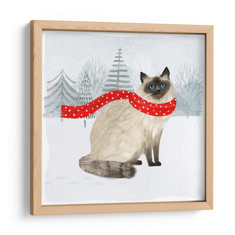 Gatos Y Perros De Navidad Iii - Victoria Borges | Cuadro decorativo de Canvas Lab