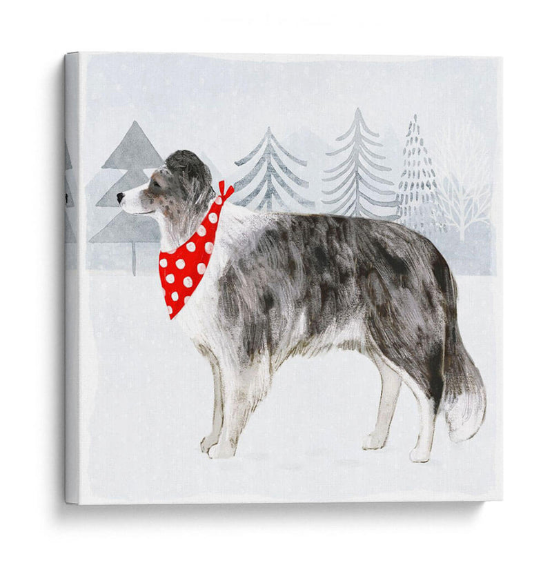 Gatos Y Perros De Navidad Iv - Victoria Borges | Cuadro decorativo de Canvas Lab