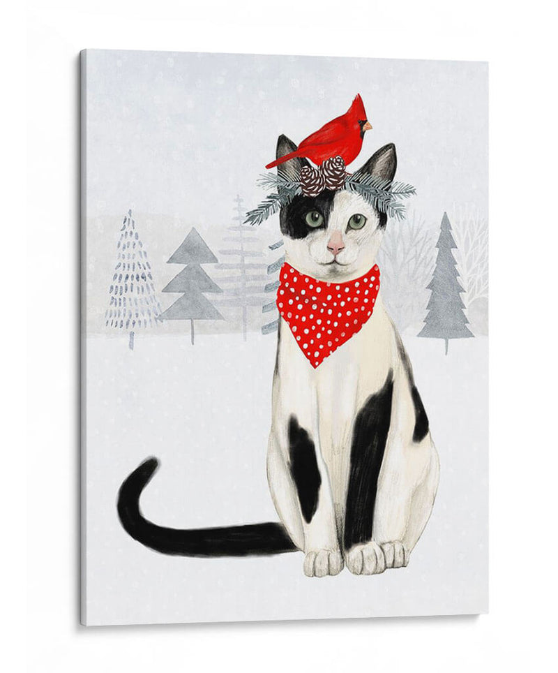 Gatos Y Perros De Navidad Vi - Victoria Borges | Cuadro decorativo de Canvas Lab